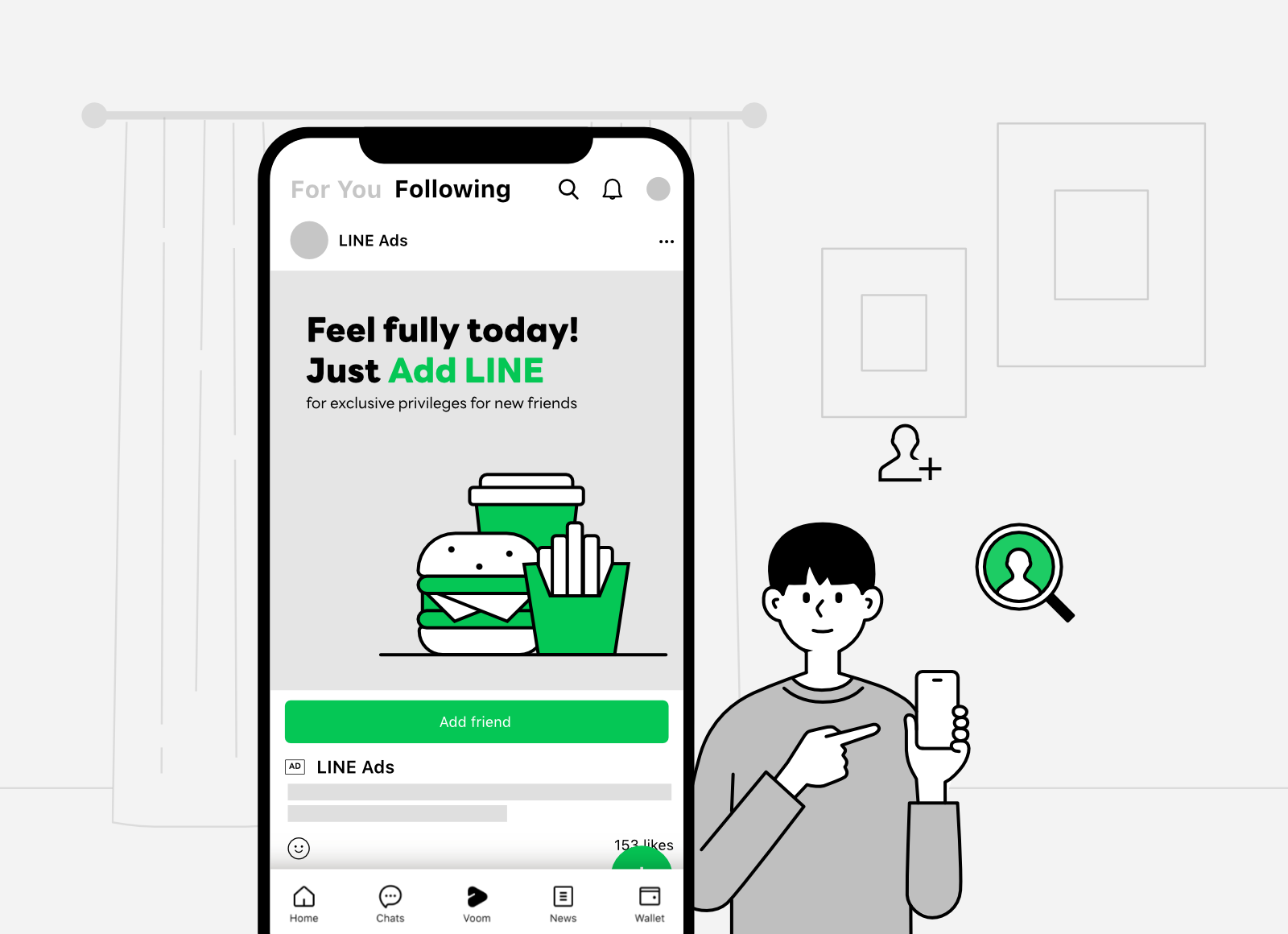 Solution 1 More friends, more revenue