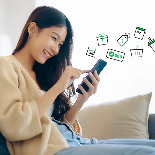 LINE Family Club: The more you sell with LINE, the more benefits you earn.