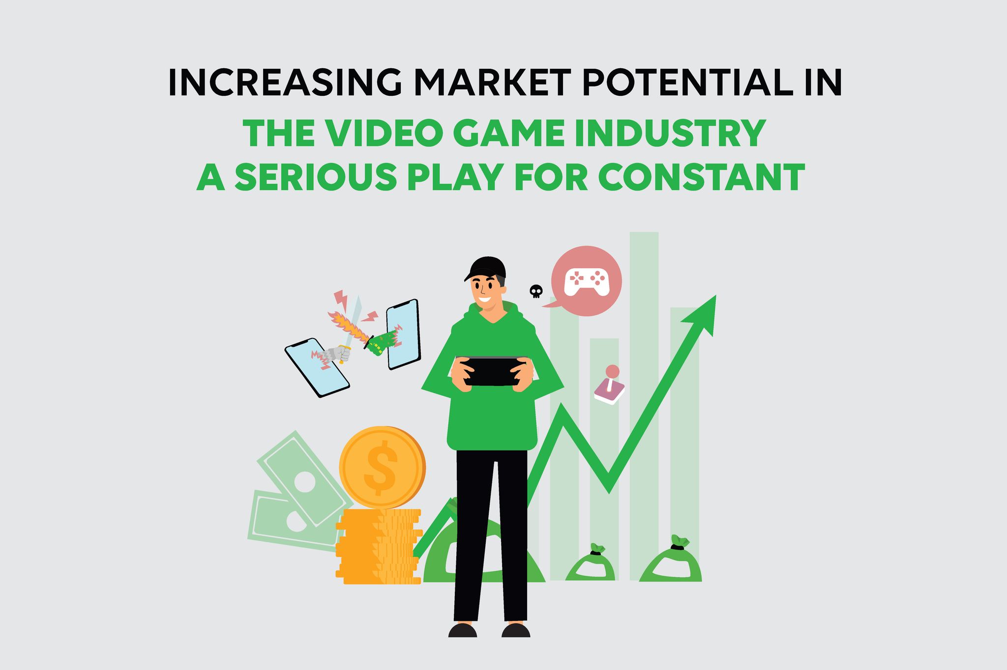 Increasing market potential in the video game industry - A serious play for constant growth