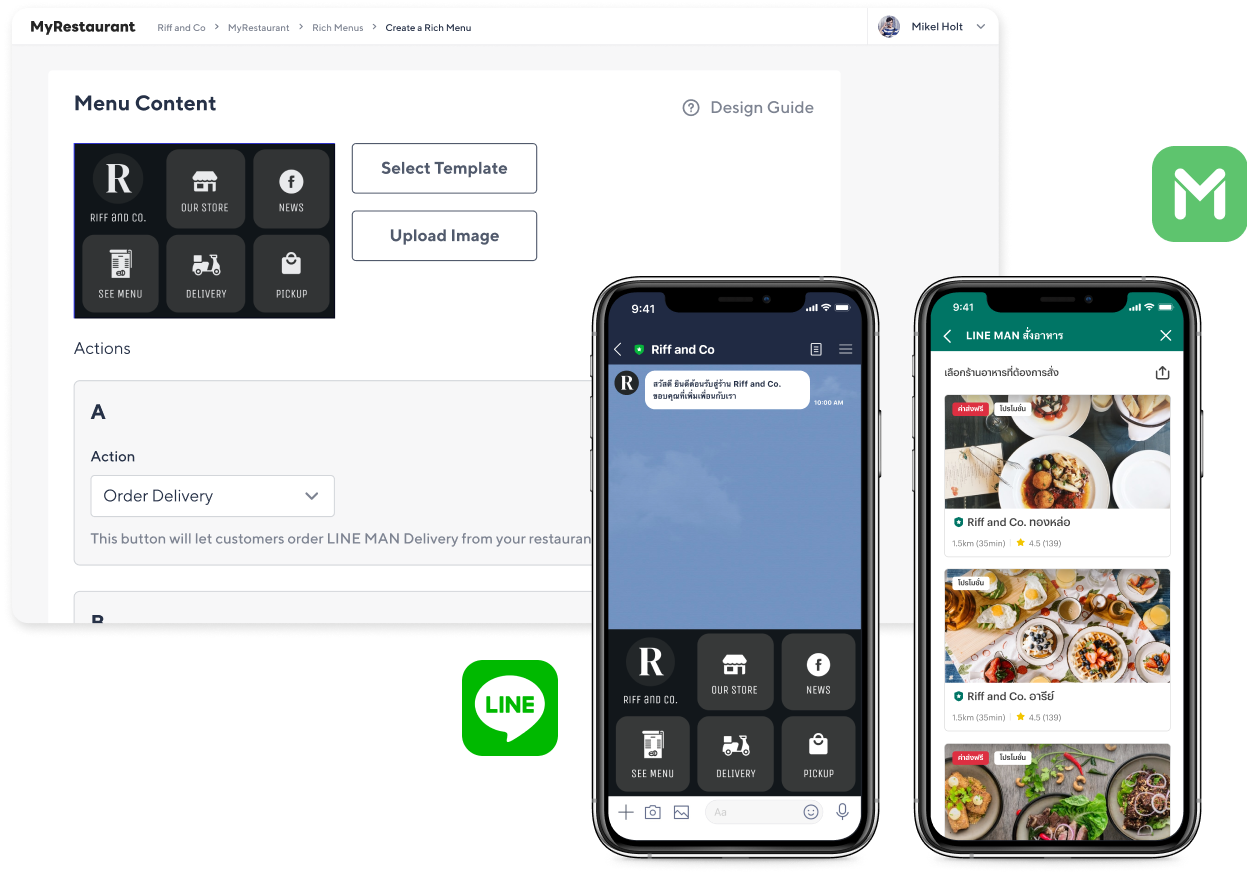 ช่วยตกแต่งหน้าร้าน บน LINE OA ด้วย Rich Menu